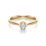 Klasyczny pierścionek zaręczynowy